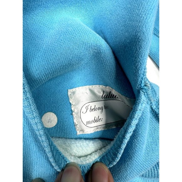 lululemon jacket Powder Blue Hood Pockets Sz 6 - Picture 3 of 7